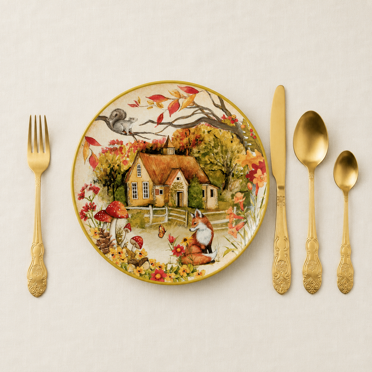 Woodland Dinerbord 28 cm