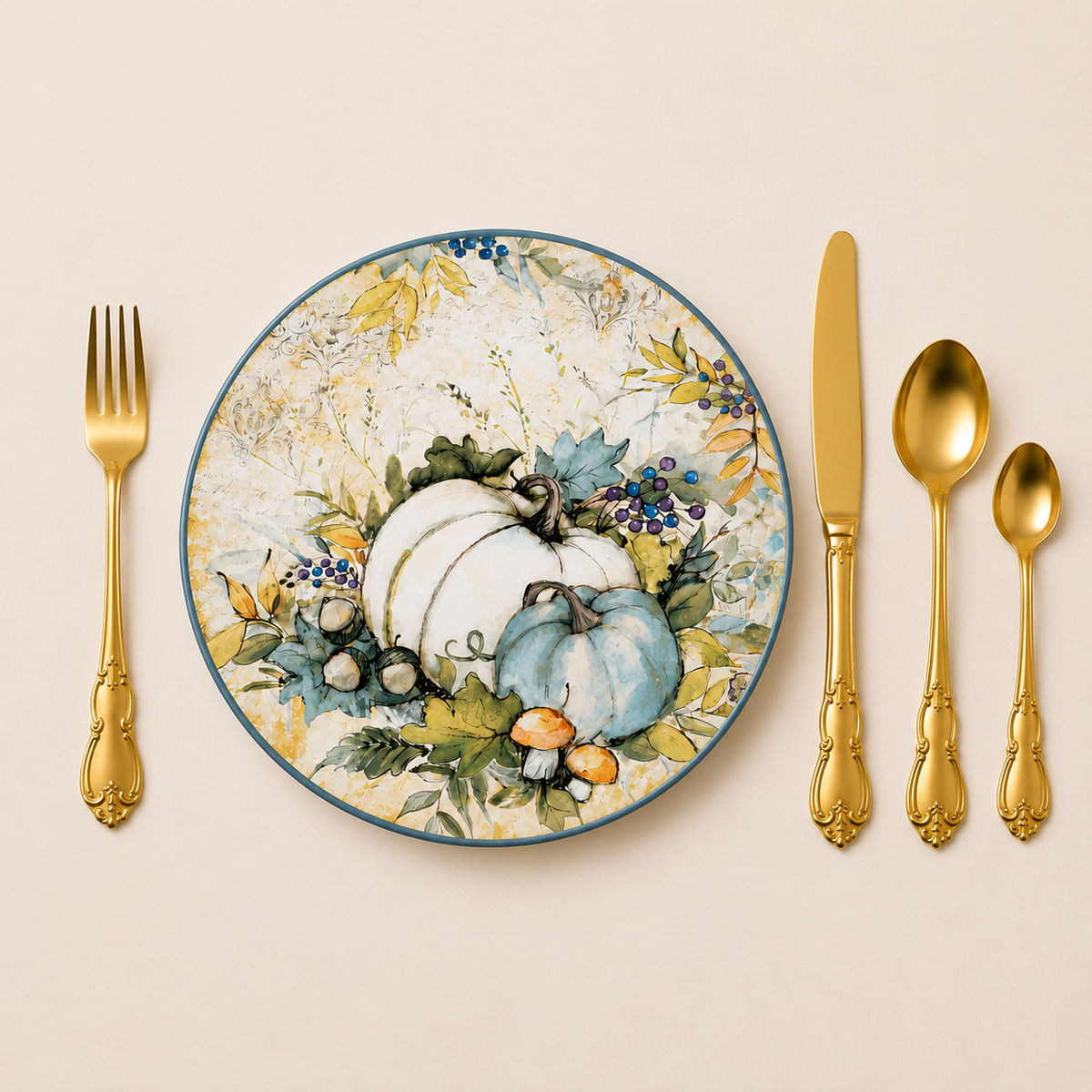 Harvest Gatherings Dessertborden Set van 4