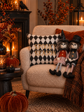 Spooky Skeleton Shelf Sitters Set of 2