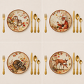 Pine Forest Dessertbord set van 4