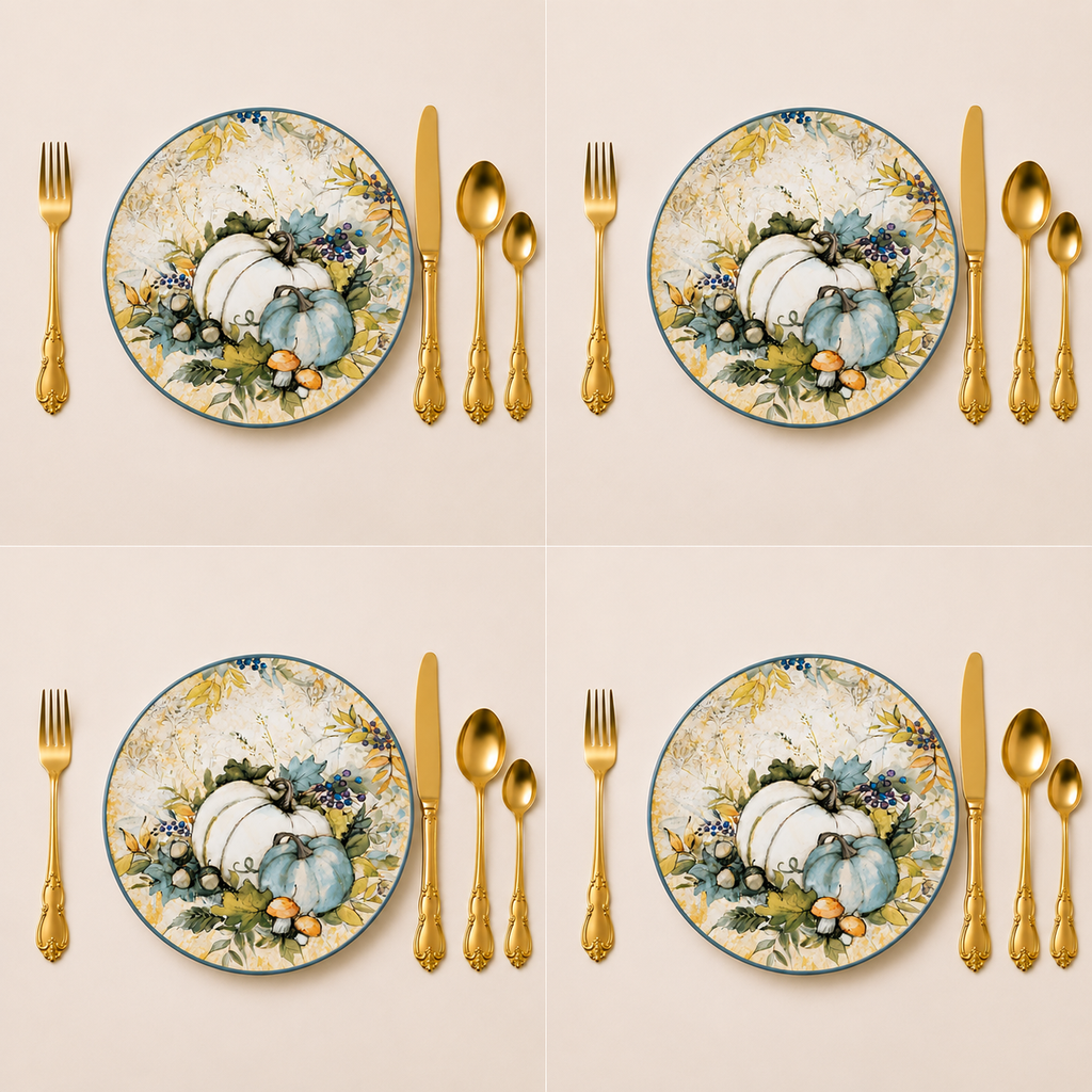 Harvest Gatherings Dessertborden Set van 4
